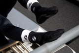 REFORMERMAT Pilates Reformer Grip Socks Organic Cotton - Tai Chi Black Dual Style