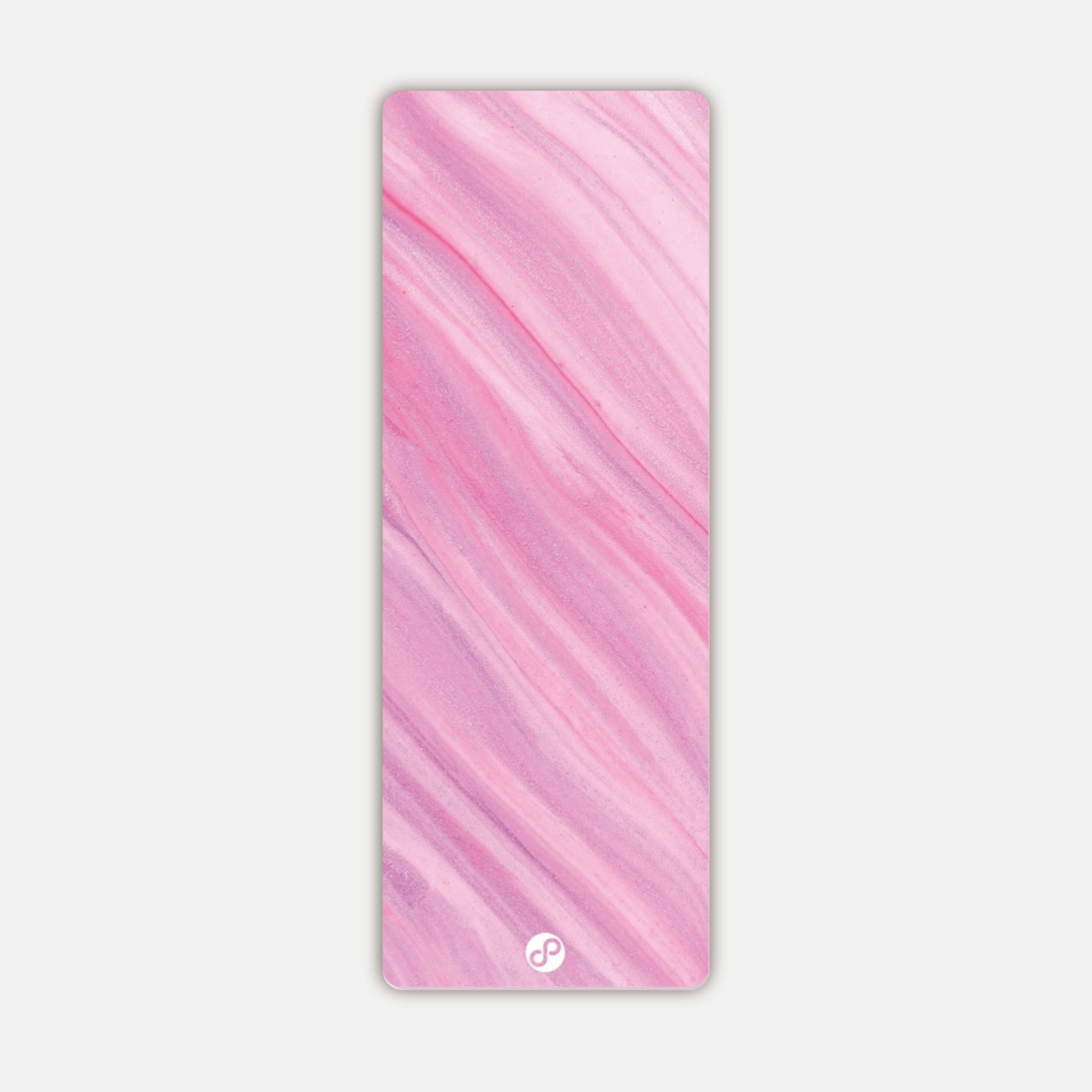 REFORMERMAT Micro-fibre Durable Reformer Pilates Yoga Mat - Pink Strawberry Milk Stripe Design