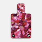 REFORMERMAT Pilates Reformer Durable Micro-fibre Gym Mat - Rose Pink Angel Feathers Design