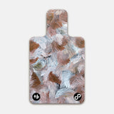 REFORMERMAT Micro-fibre Durable Reformer Pilates Mat - Secret Motion Brown Blue Feathers Angel Design