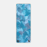 REFORMERMAT Micro-fibre Durable Reformer Pilates Yoga Mat - Blue Angel Feathers Design