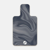 REFORMERMAT Pilates Reformer Durable Gym Mat - Charcoal Grey Ripple Swirl Design