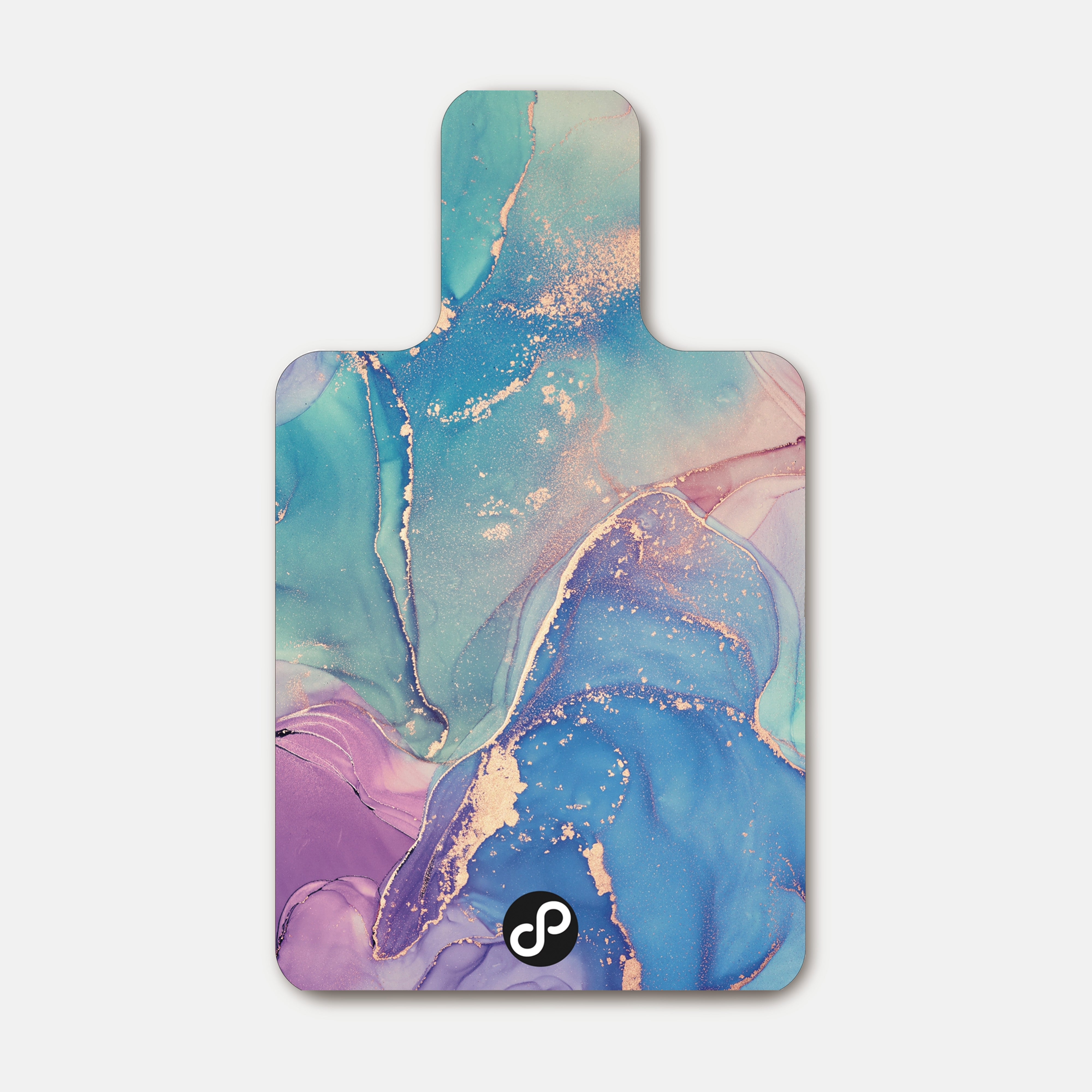 REFORMERMAT Pilates Reformer Durable Non-Slip Mat - Colourful Blue Pink Marbled Design