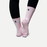 REFORMERMAT Pilates Grip Socks Organic Cotton -  Cherry Blossom Baby Pink