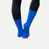 REFORMERMAT Pilates Grip Socks Organic Cotton - Deep Blue