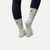 REFORMERMAT Pilates Grip Socks Organic Cotton - Seasalt Grey