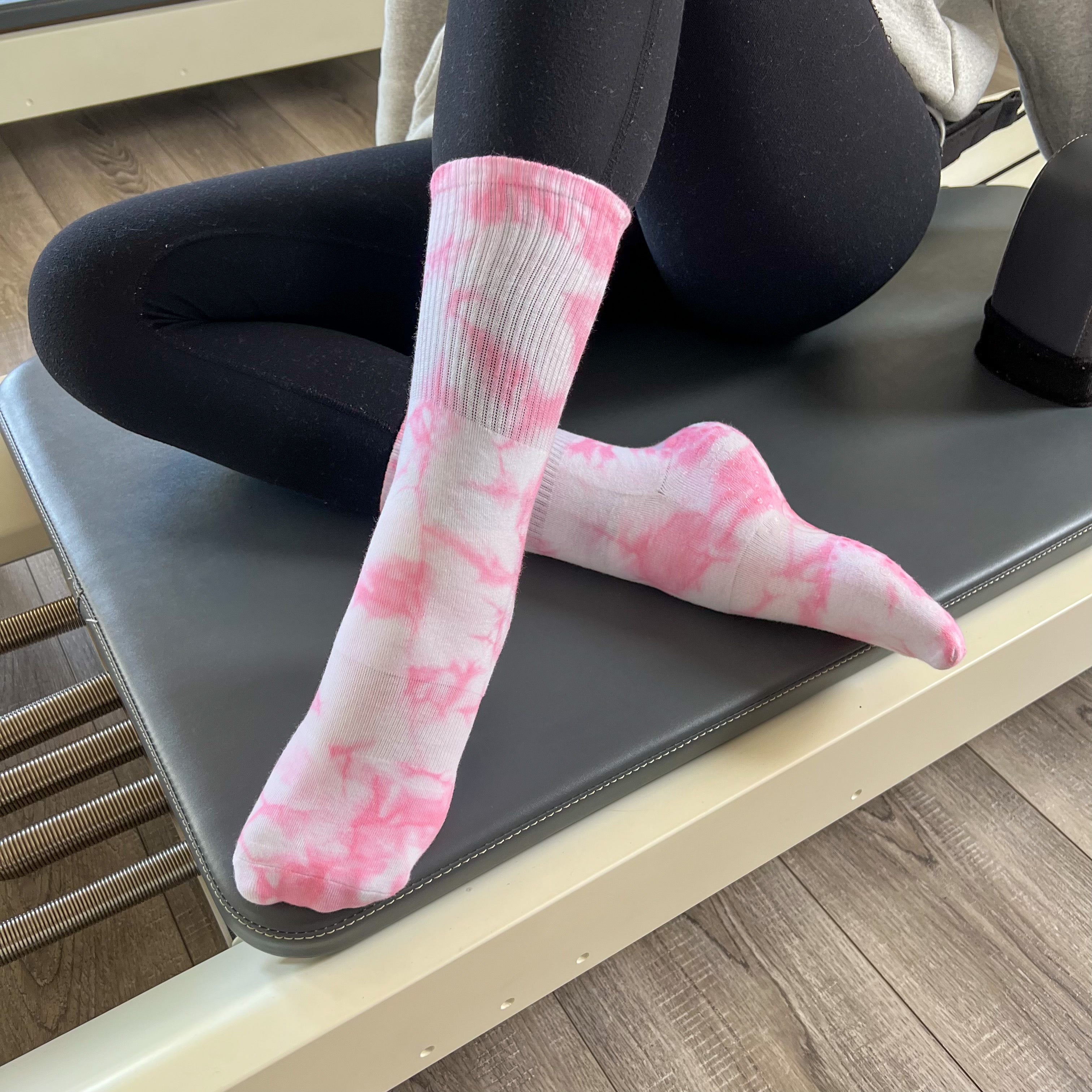 REFORMERMAT Pilates Grip Socks Organic Cotton - Coloured Tie-dye