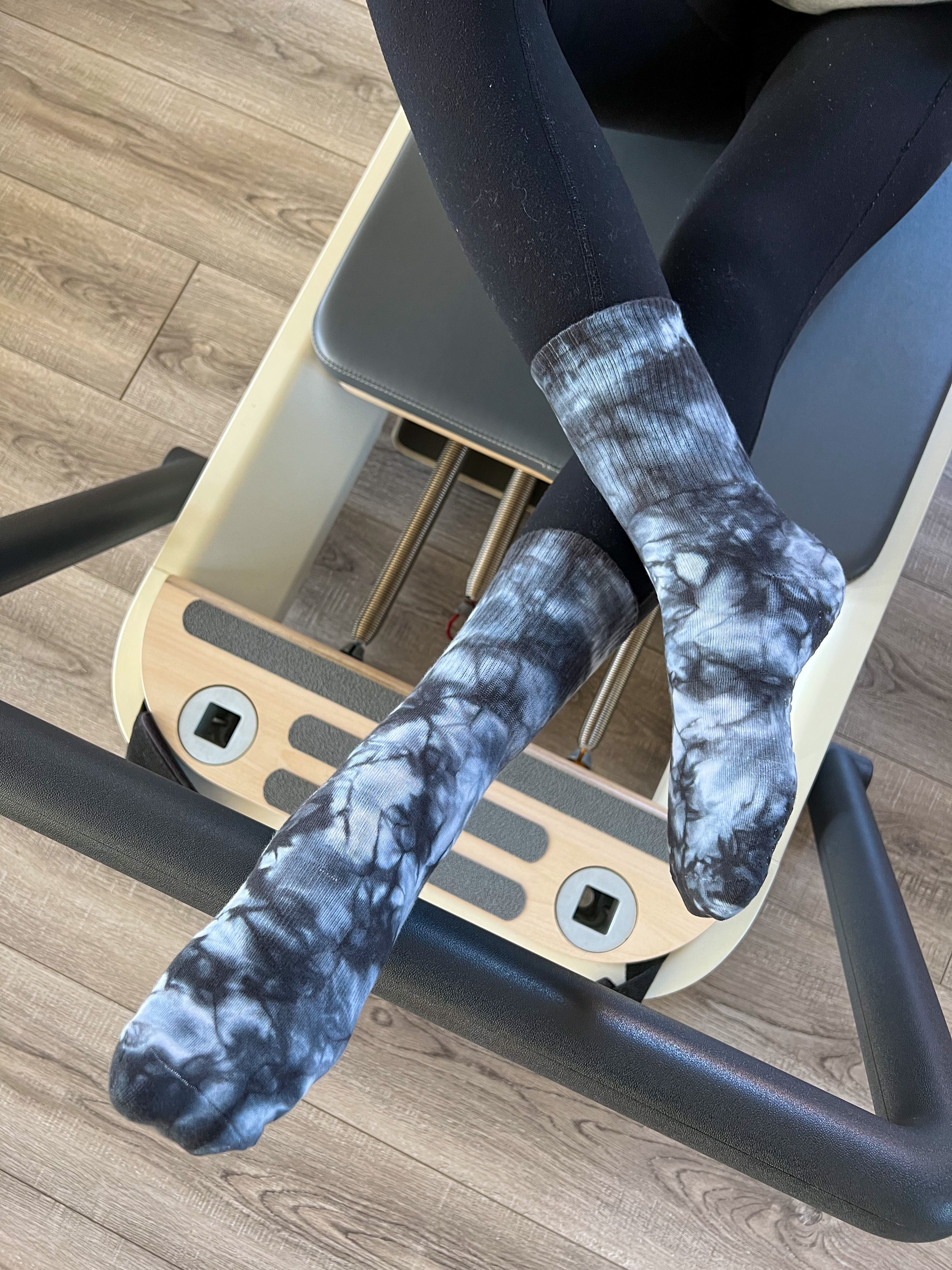REFORMERMAT Pilates Grip Socks Organic Cotton - Coloured Tie-dye