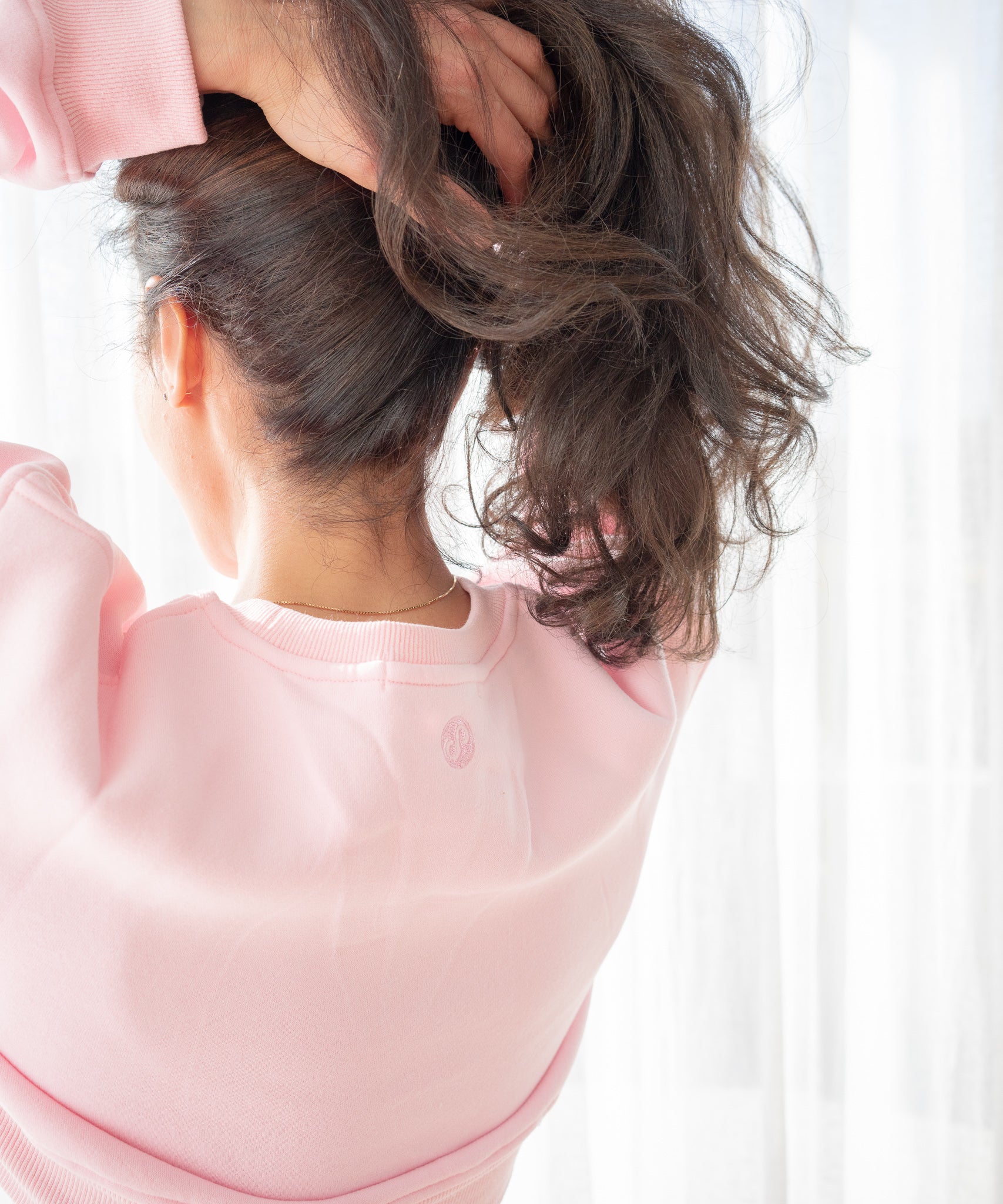 REFORMERMAT Essential Crop Jumper - Baby Pink