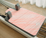 REFORMERMAT Micro-fibre Durable Reformer Pilates Yoga Mat - Peach Pink Sorbet Design