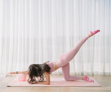 REFORMERMAT Micro-fibre Durable Reformer Pilates Yoga Mat - Peach Pink Sorbet Design