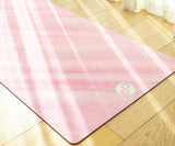 REFORMERMAT Micro-fibre Durable Reformer Pilates Yoga Mat - Pink Strawberry Milk Stripe Design