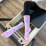 REFORMERMAT Pilates Grip Socks Organic Cotton - Coloured Tie-dye