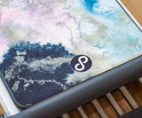 REFORMERMAT Pilates Reformer Machine Protector Durable Micro-fibre Gym Mat - Cosmic Sands Design
