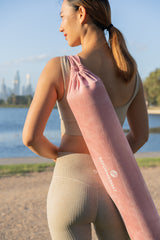 REFORMERMAT  Pilates Reformer Carry Bag For Durable Micro-fibre Gym Mat - Rose Pink