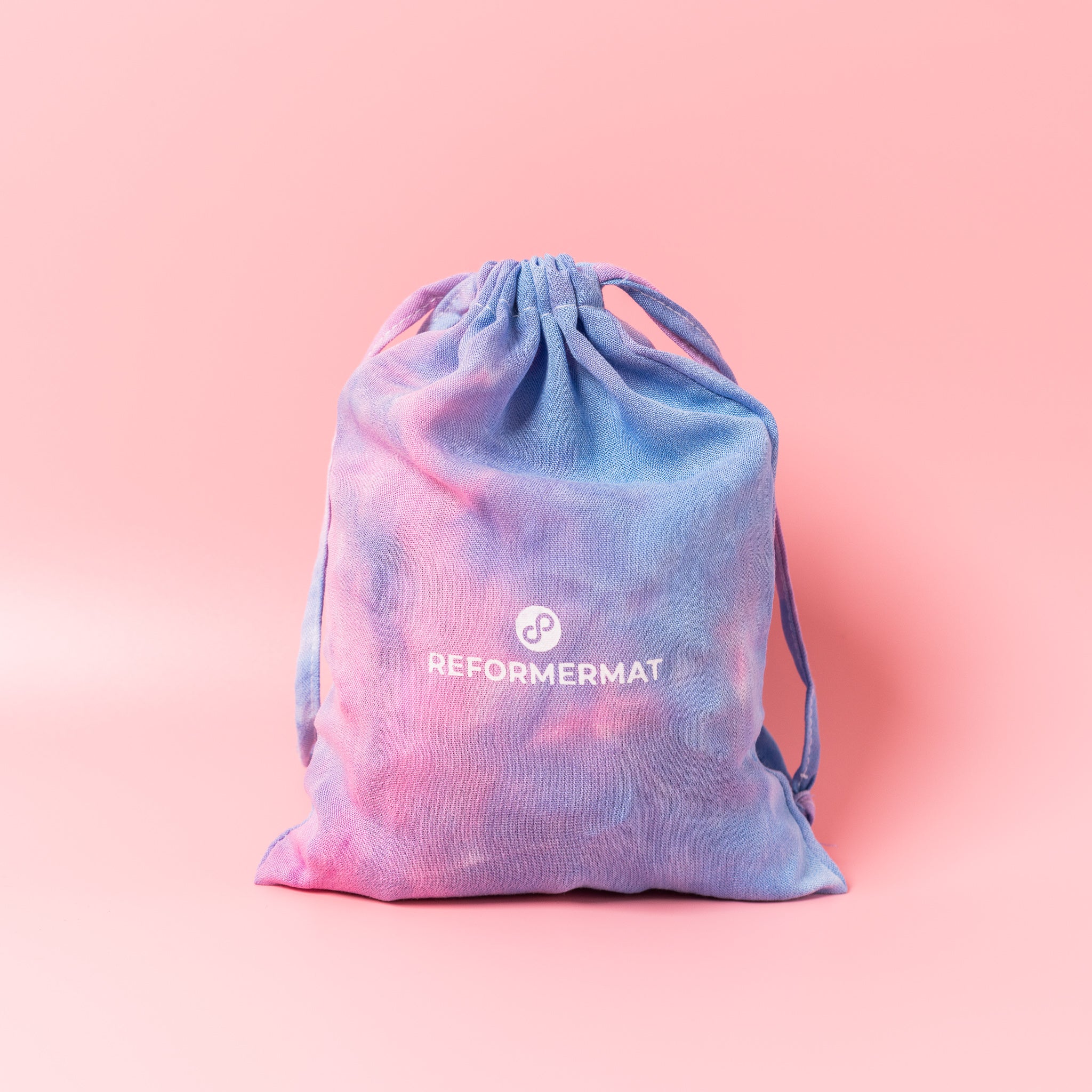 REFORMERMAT Pilates Pink Purple Colourful Tie Dye Storage Carry Bag