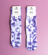 REFORMERMAT Basic Essentials Pilates On Mat Purple Tie-Dye Grip Socks