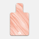 REFORMERMAT Micro-fibre Durable Reformer Pilates Mat - Peach Pink Sorbet Design