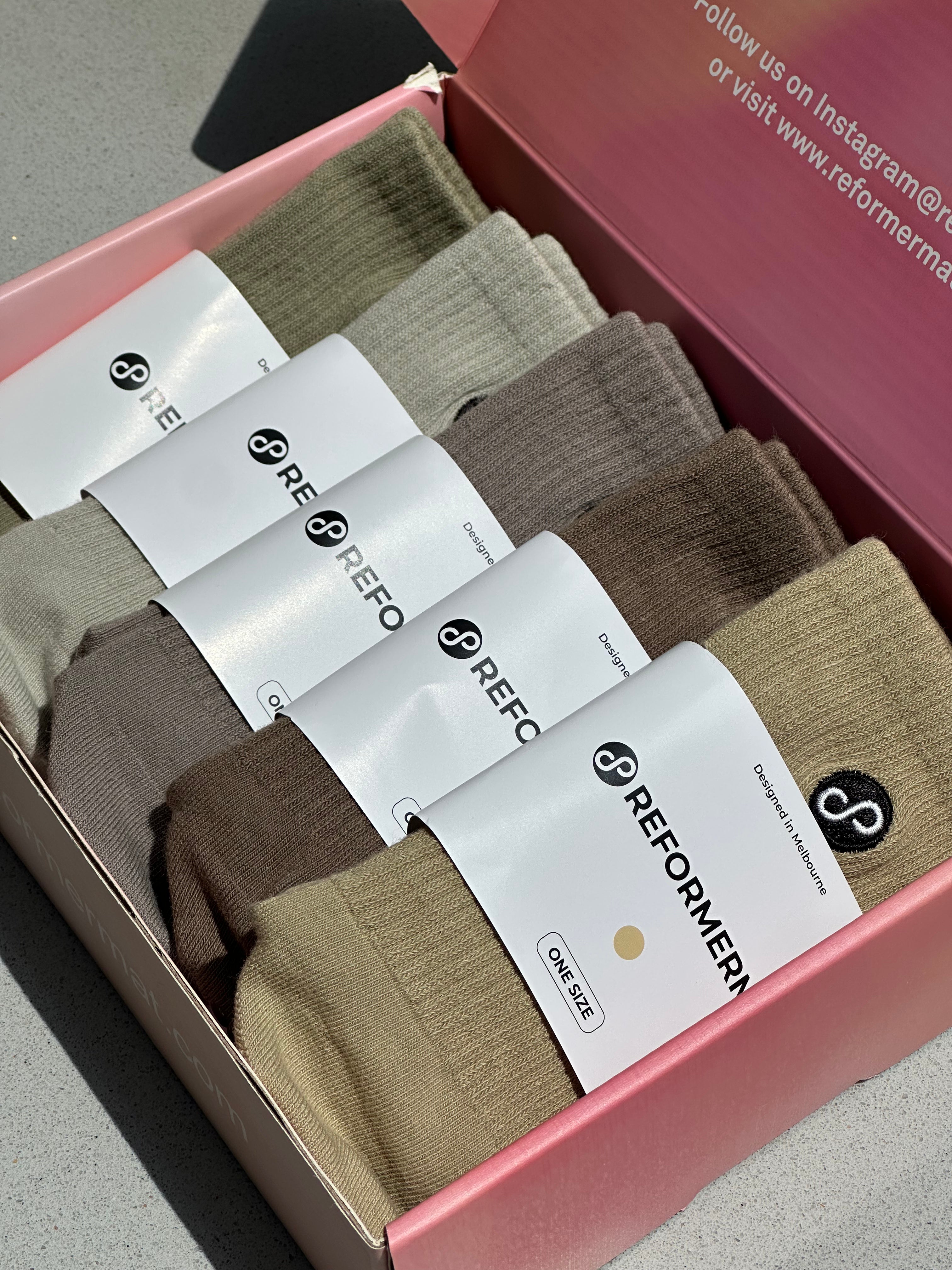 REFORMERMAT Lifestyle Socks 5 Pack