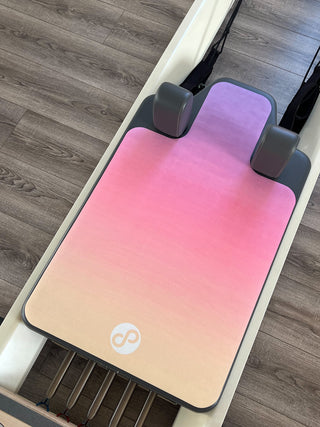 REFORMERMAT Micro-fibre Durable Reformer Pilates Mat - Pink Sunset Sky Design