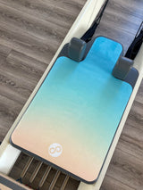 REFORMERMAT Pilates Reformer Machine Protector Durable Non-Slip Mat - Sunset Aqua Dawn Design
