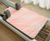 REFORMERMAT Micro-fibre Durable Reformer Pilates Mat - Peach Pink Sorbet Design