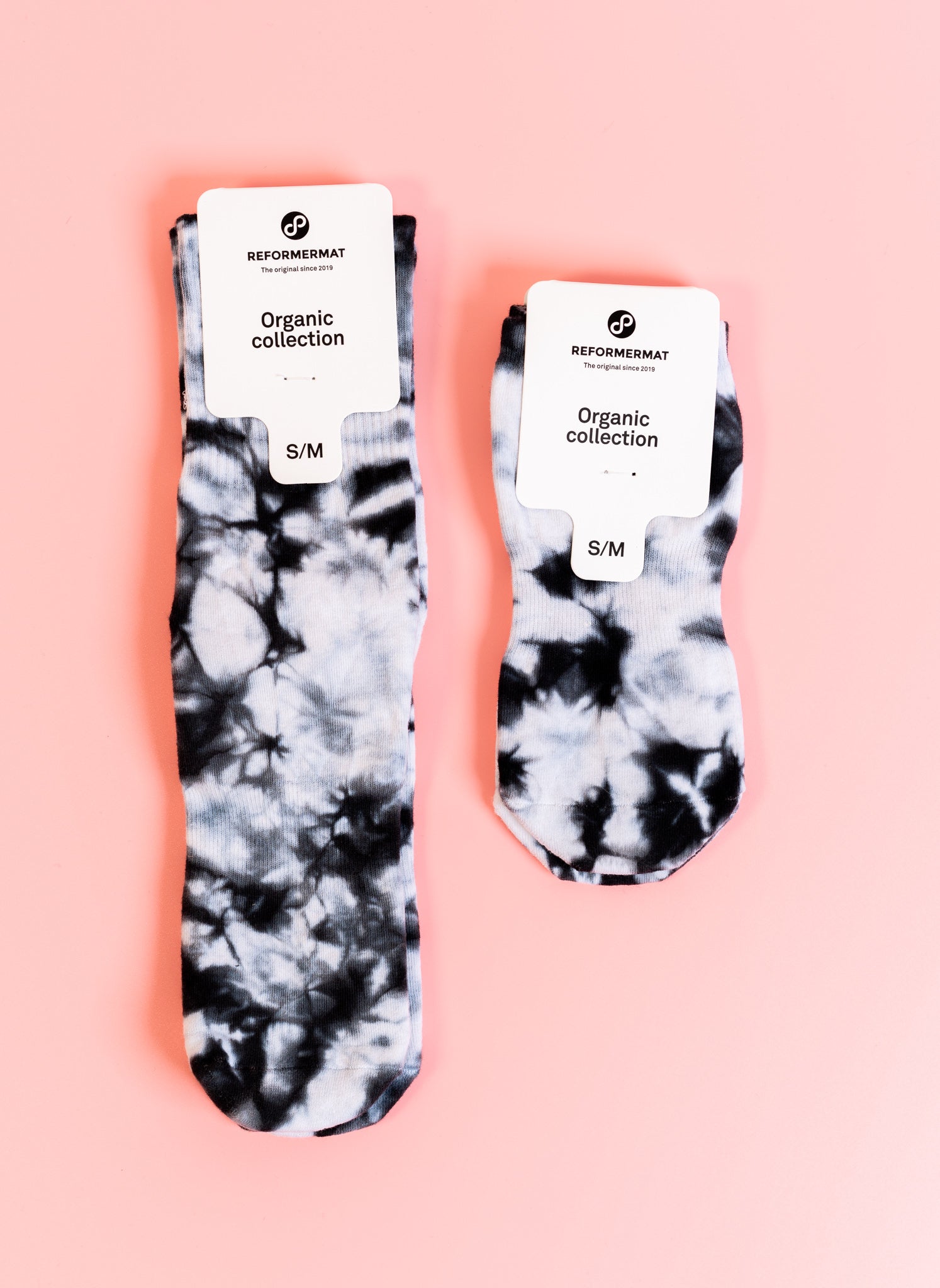 REFORMERMAT Pilates Grip Socks Organic Cotton - Coloured Tie-dye