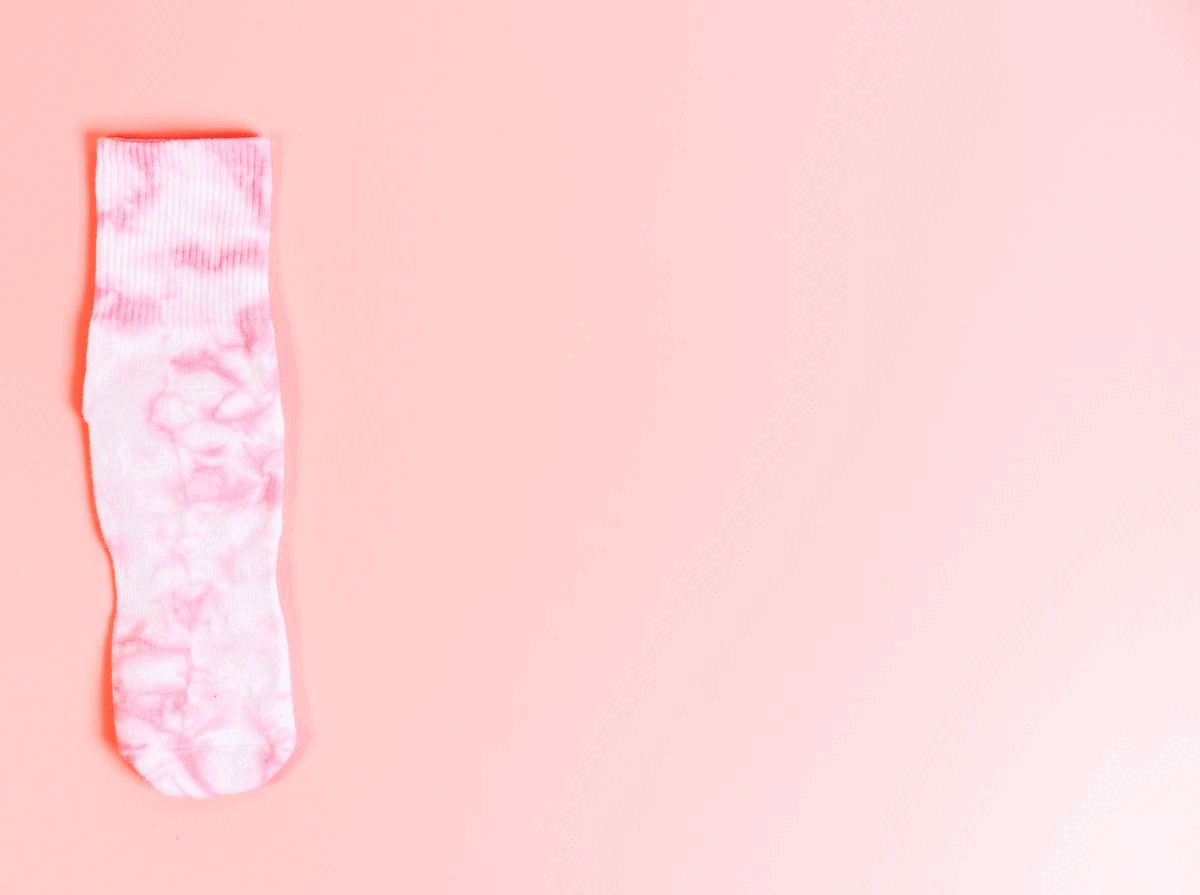 REFORMERMAT Pilates Grip Socks Organic Cotton - Coloured Tie-dye 