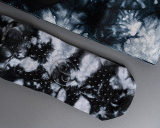 REFORMERMAT Reformer Pilates Grip Socks - Noir Black Tie-dye Marbled Design