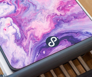 REFORMERMAT - Mauve Pink Swirls